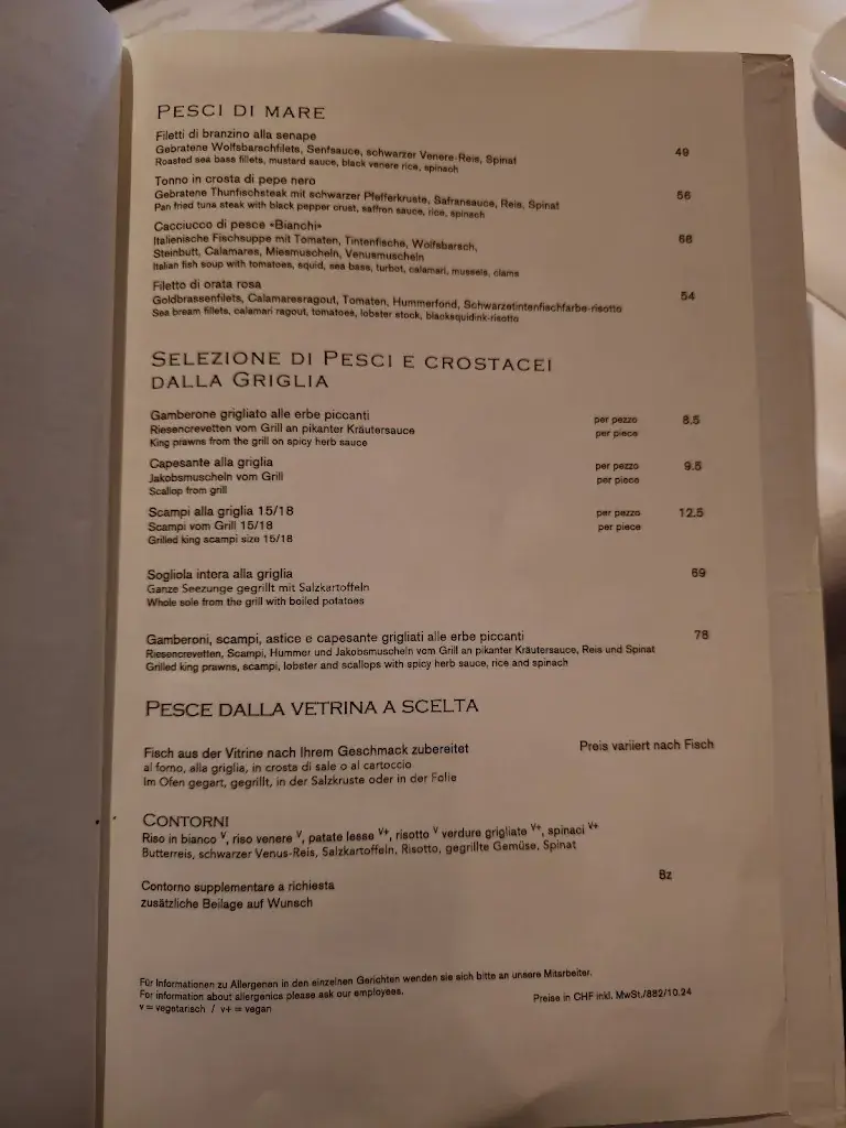 Menu_Ristorante Bianchi_Zürich_image_2