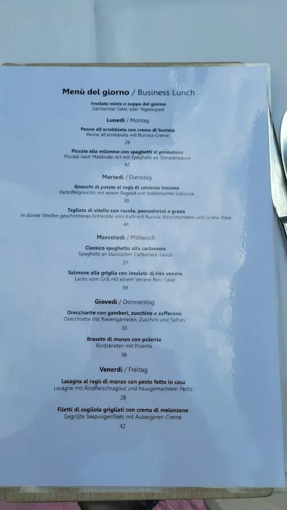 Klingler's Zürich_Zürich_menu_image_1
