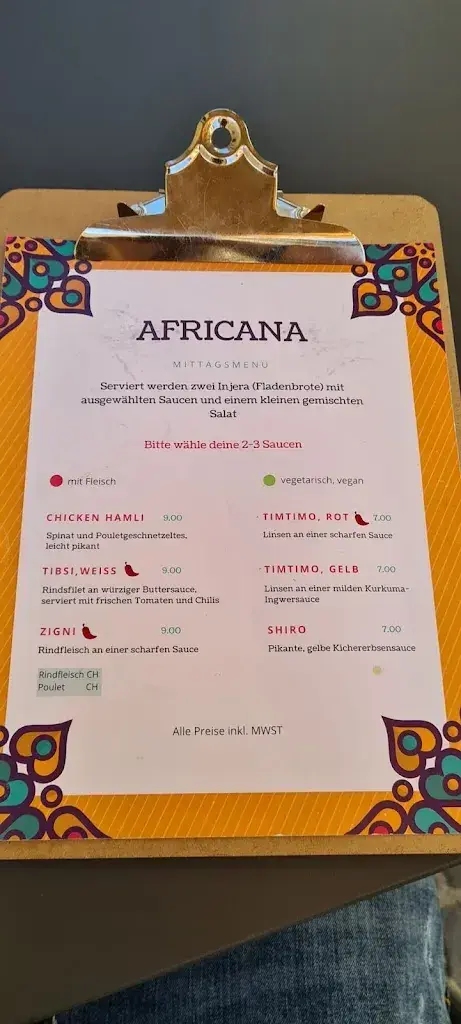 Menu_Africana Restaurant_Schaffhausen_image_3