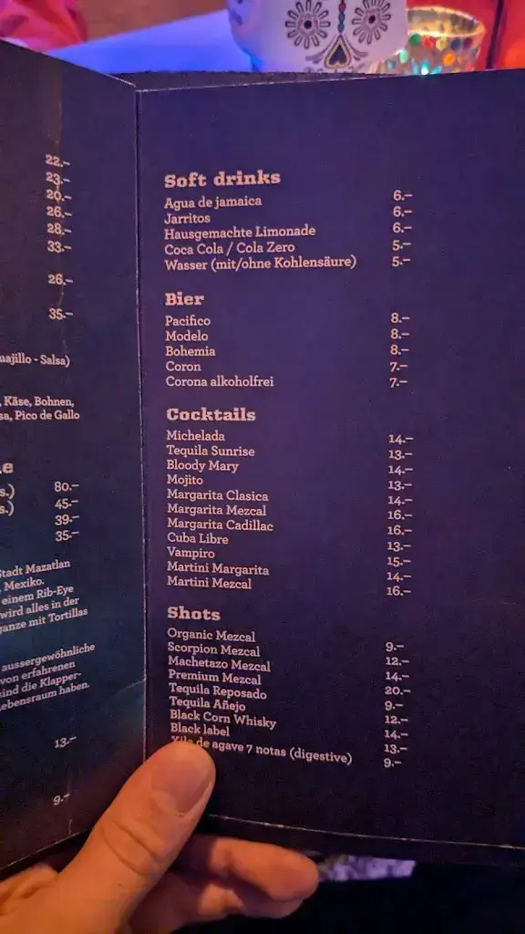 Menü_Chekes Mexican Food_Schaffhausen_Bild_3