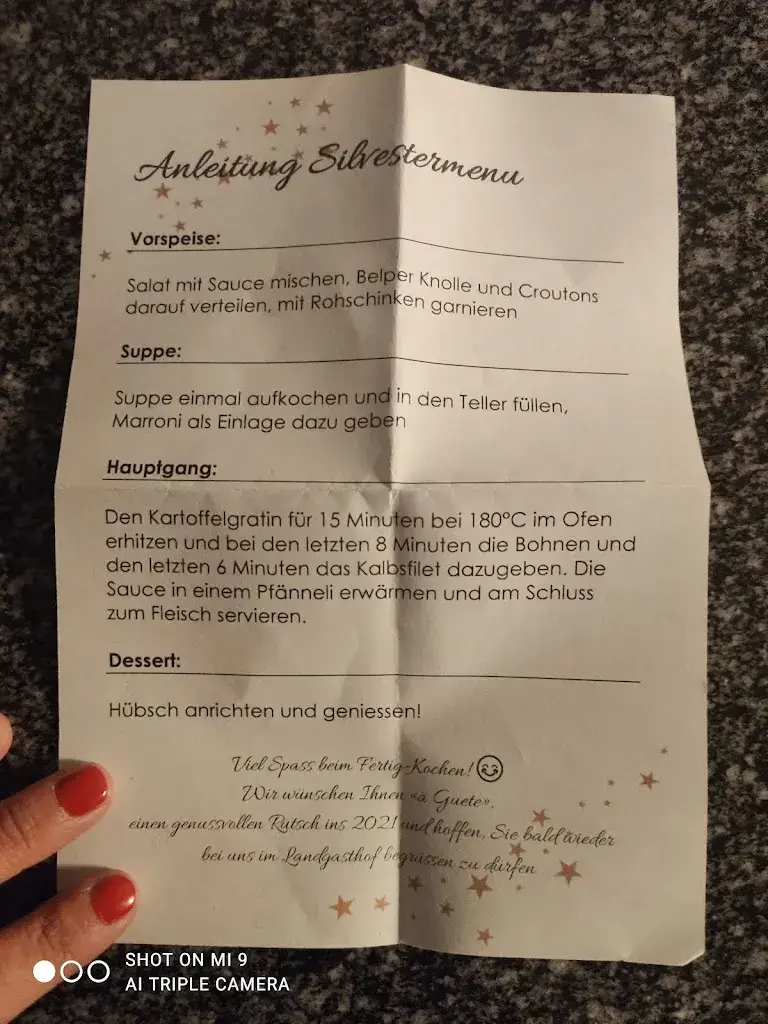 Landgasthof Schönbühl ristorante a Urtenen-Schönbühl