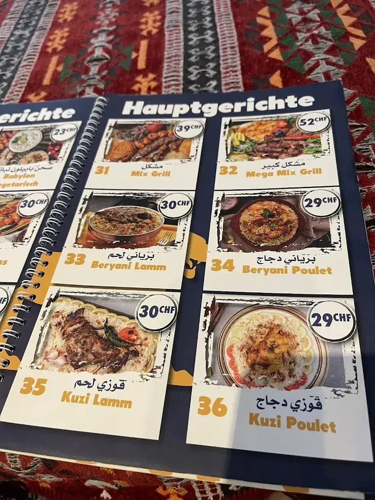 Menu_Babylon Restaurant مطعم عربي عراقي_Neuhausen am Rheinfall_image_4