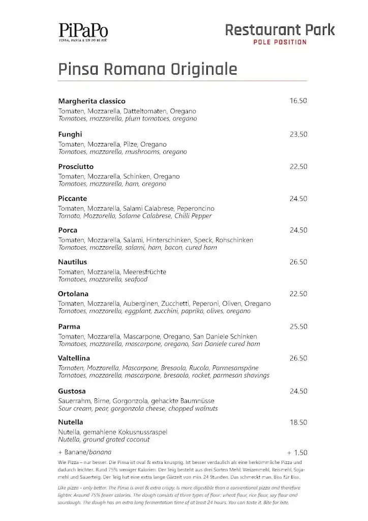 Menu_Restaurant Park am Rheinfall_Neuhausen am Rheinfall_image_1