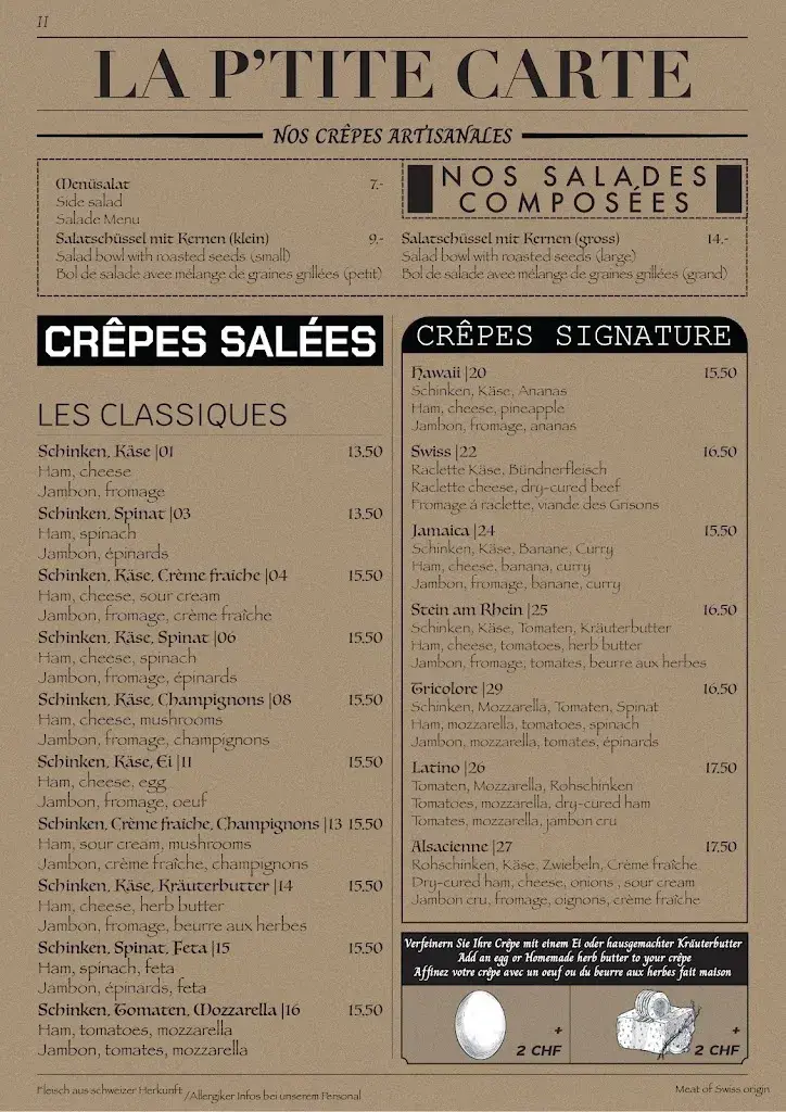 La p'tite crêperie ristorante a Stein am Rhein