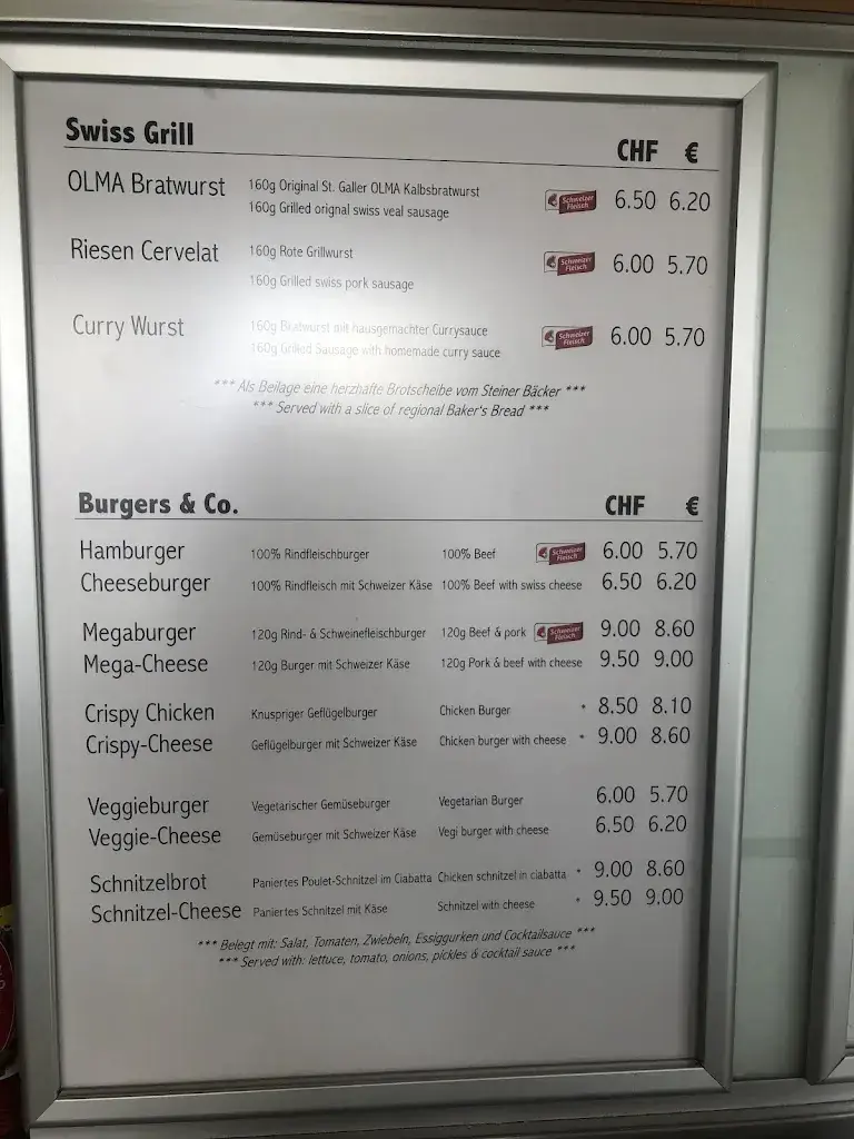 Menu_Imbiss und Take Away zum Tiergarten_Stein am Rhein_image_3