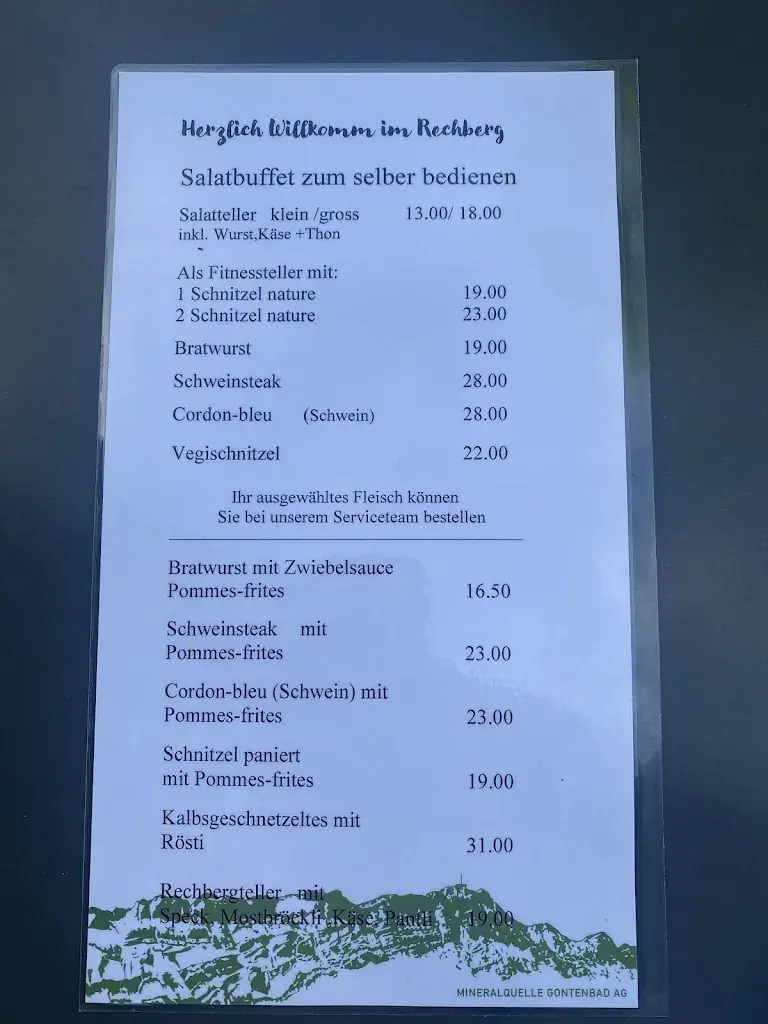 Restaurant Rechberg restaurant in Herisau