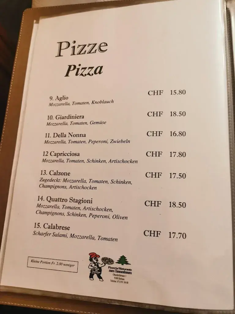 Restaurant zum Tannenbaum restaurant à Herisau