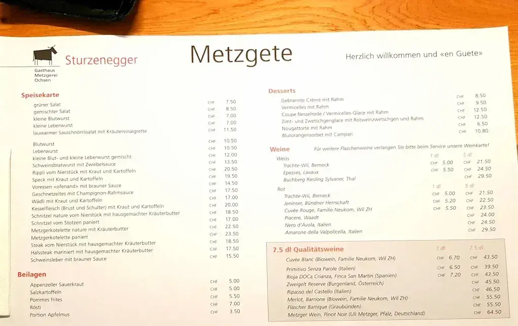 Menu_Gasthaus Ochsen Schwellbrunn_Schwellbrunn_image_2