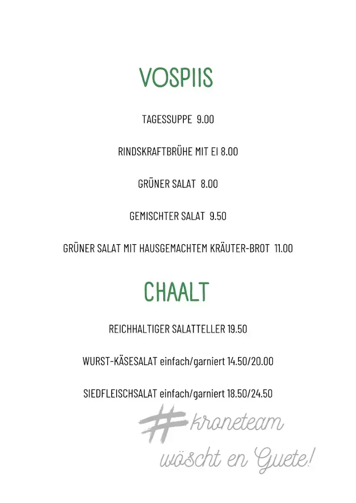 Menü_Gasthaus Krone_Gonten_Bild_3