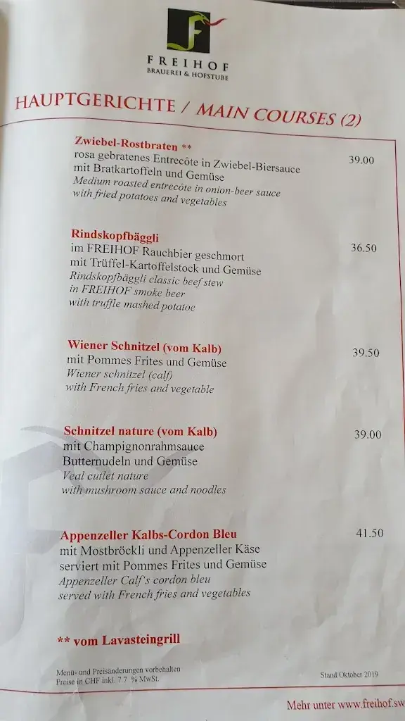 Menu_Freihof AG Brauerei & Hofstube_Gossau_image_4