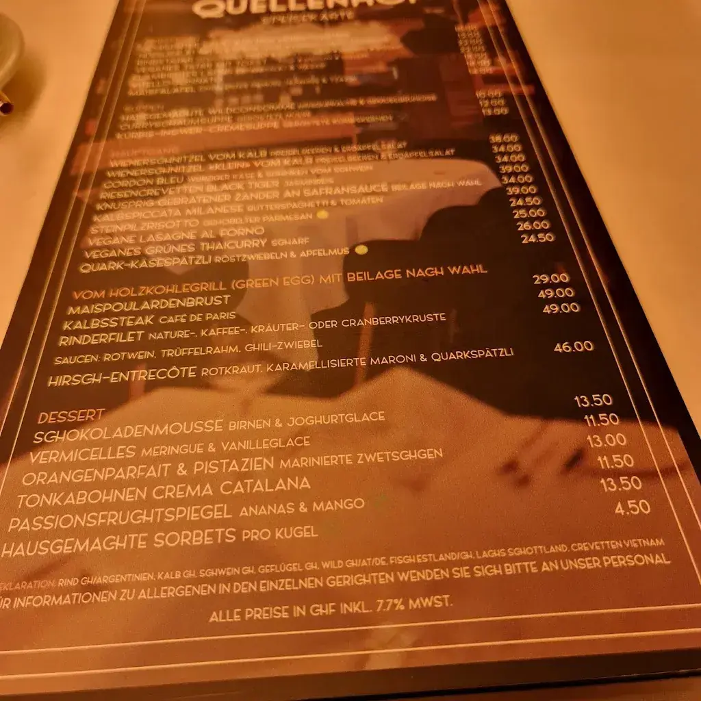 Menu_Restaurant Quellenhof_Gossau_immagine_1