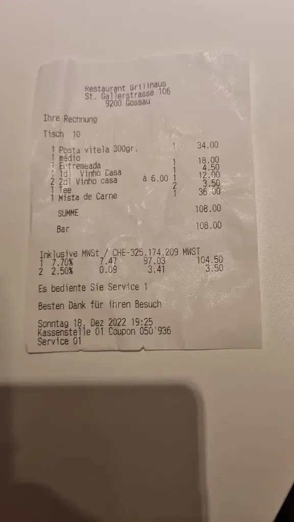 Ryan Lee_Restaurant Grillhaus_Gossau_recensione