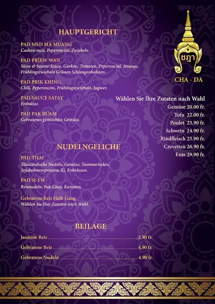 Menu_Cha-da Pannarai Restaurant & Take Aways_Waldstatt_image_2
