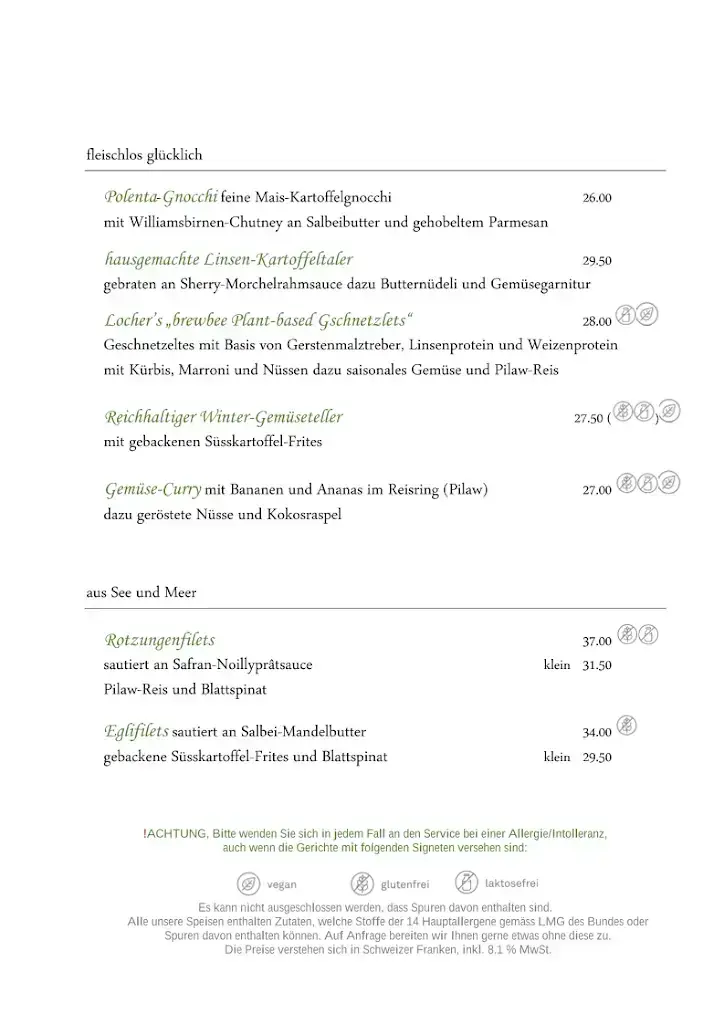 Zur Linde Spezialitätenrestaurant_Teufen_menu_image_1