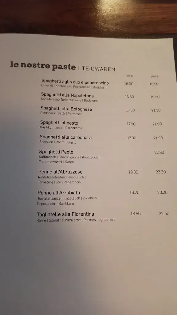 Menu_la bocca City_St. Gallen_image_4