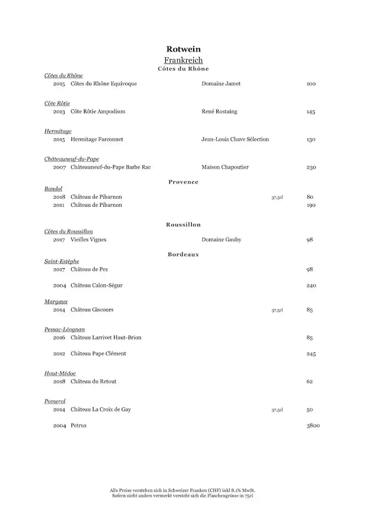 Menu_Bistro St.Gallen_St. Gallen_image_2