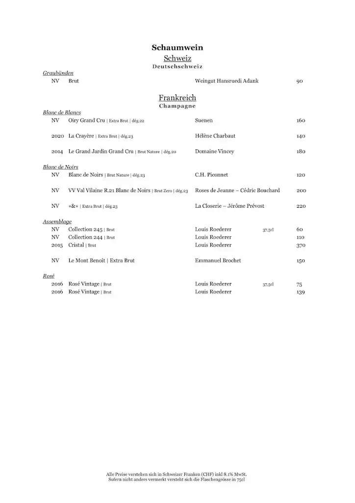 Menu_Bistro St.Gallen_St. Gallen_image_3