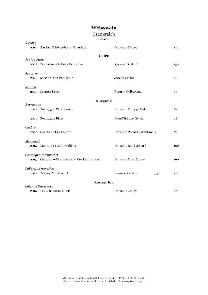 Menu_Bistro St.Gallen_St. Gallen_image_4