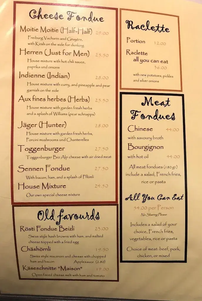 Menu_Fondue Beizli_St. Gallen_image_2