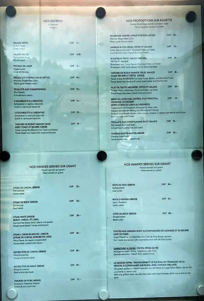 Menu_La Croix Blanche Epagny Sàrl_Epagny_image_1