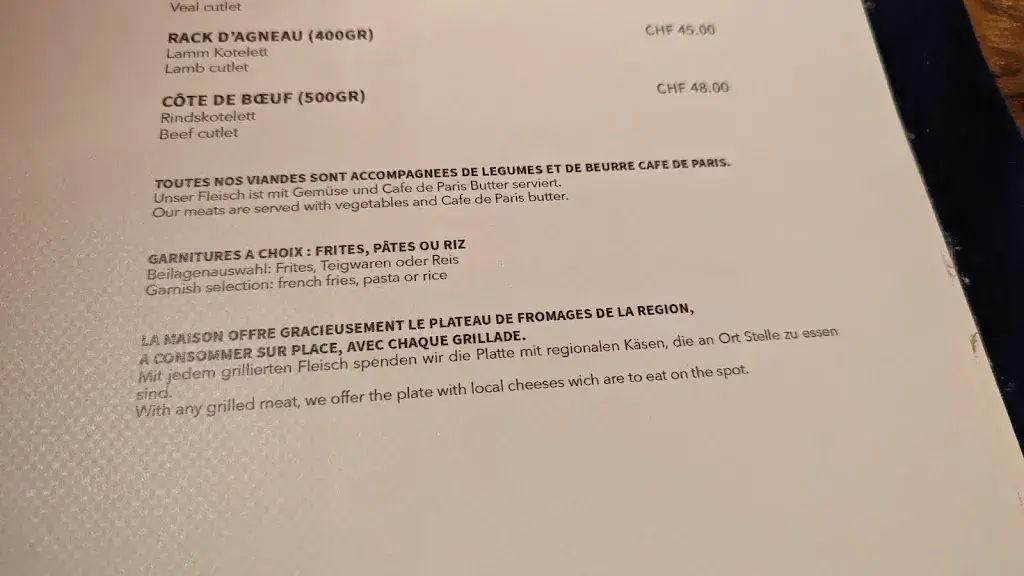 Menu_La Croix Blanche Epagny Sàrl_Epagny_image_2