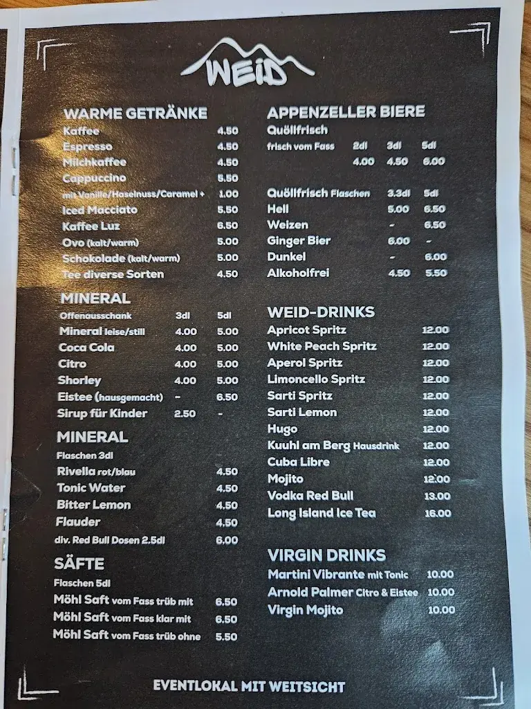 Menü_Weid am Berg Eventlokal mit Weitsicht_Heiden_Bild_2