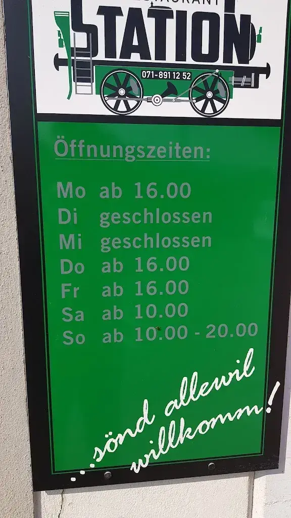 Station restaurant in Heiden