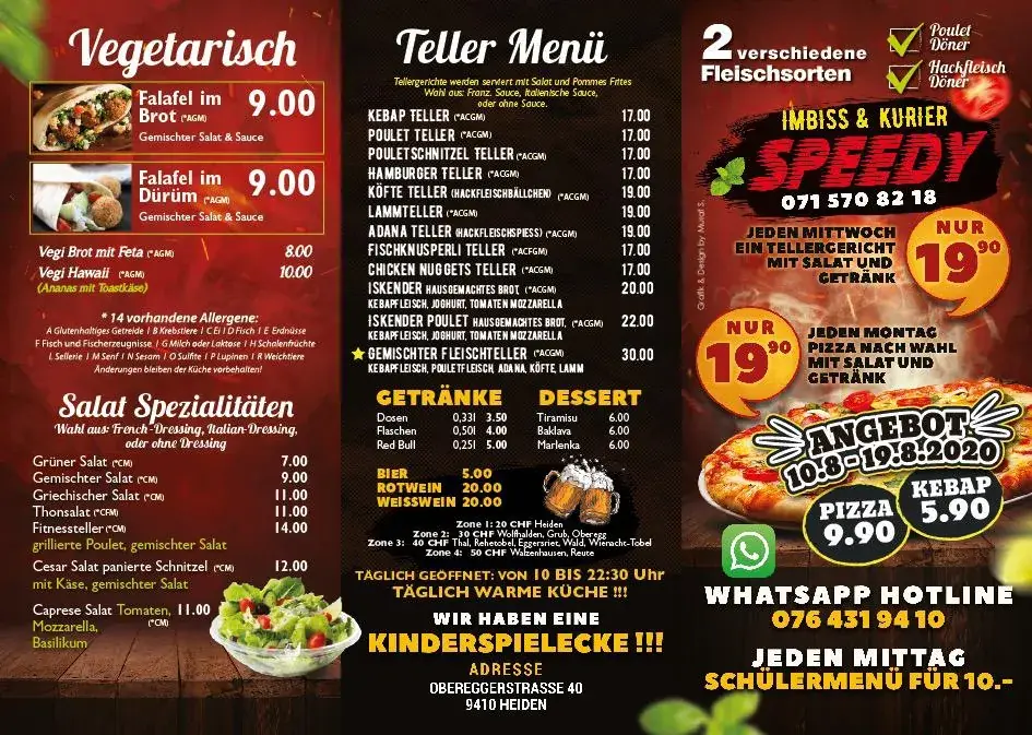 Menu_SPEEDY IMBISS HEIDEN_Heiden_image_1