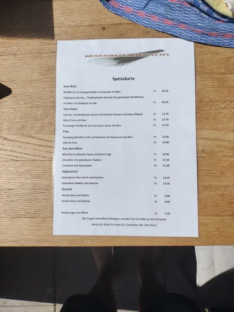 Besenbeiz restaurant in Lutzenberg