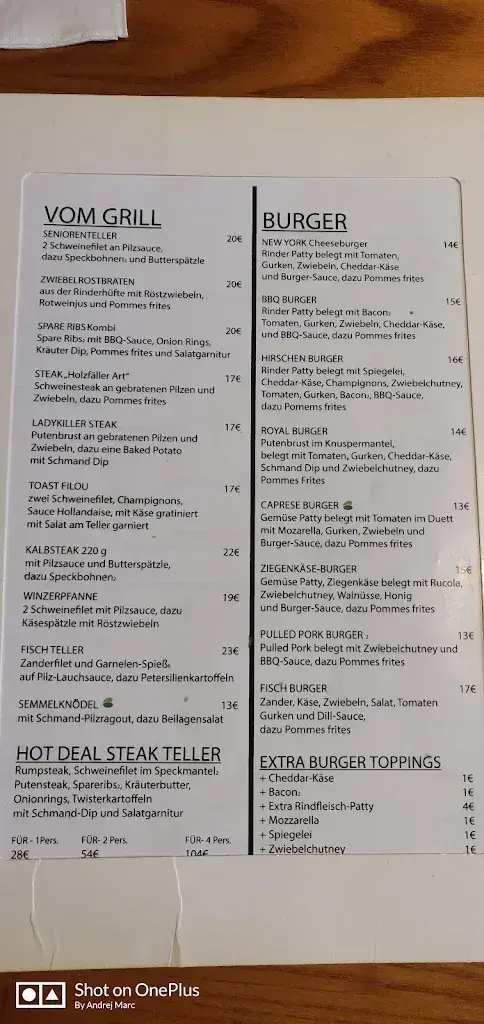 Menu_Steakhaus Hirschen und Bistro Filou_Germany_immagine_3