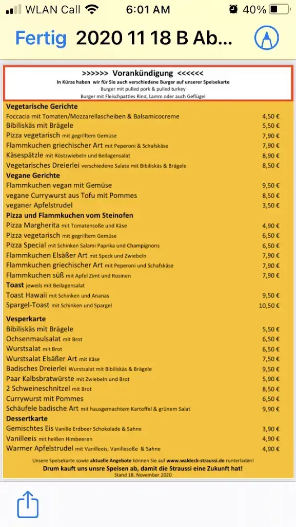 Menu_Pizzeria Reute_Germany_imagen_3