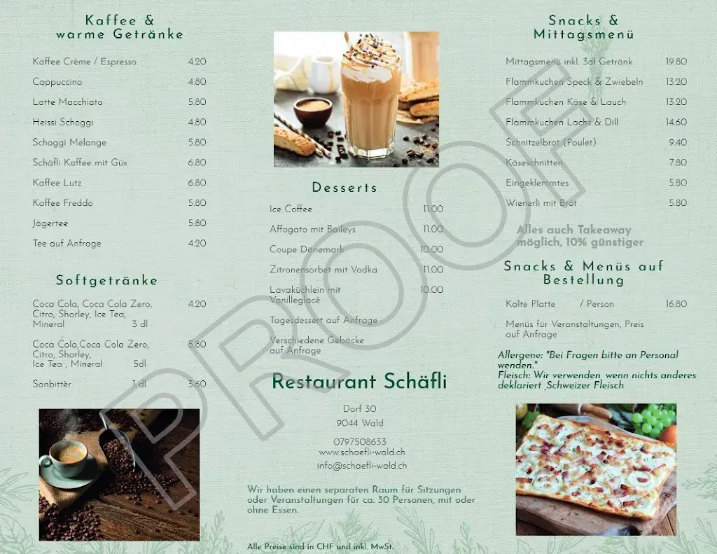 Restaurant Schäfli_Wald_menu_image_1