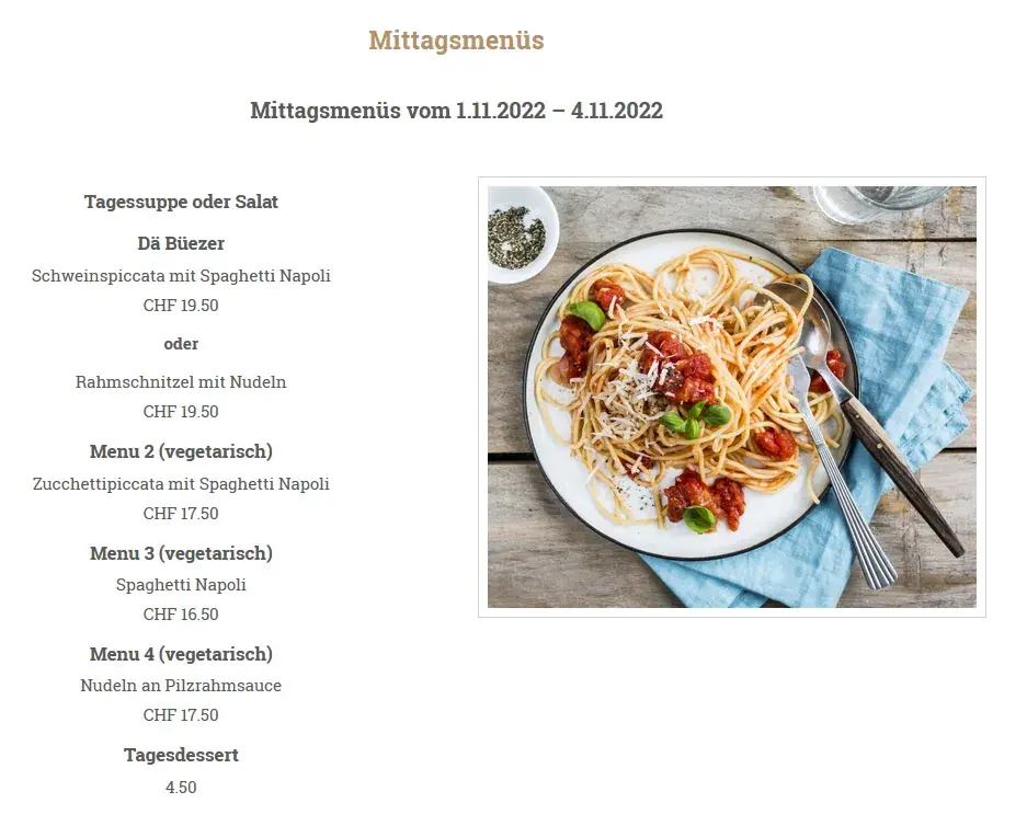 Restaurant Zürcherhof ristorante a Wald