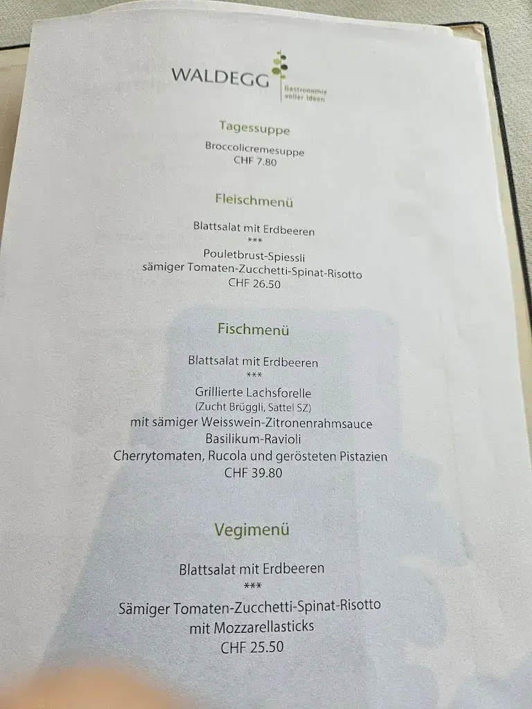 Waldegg restaurant in St. Gallenkappel