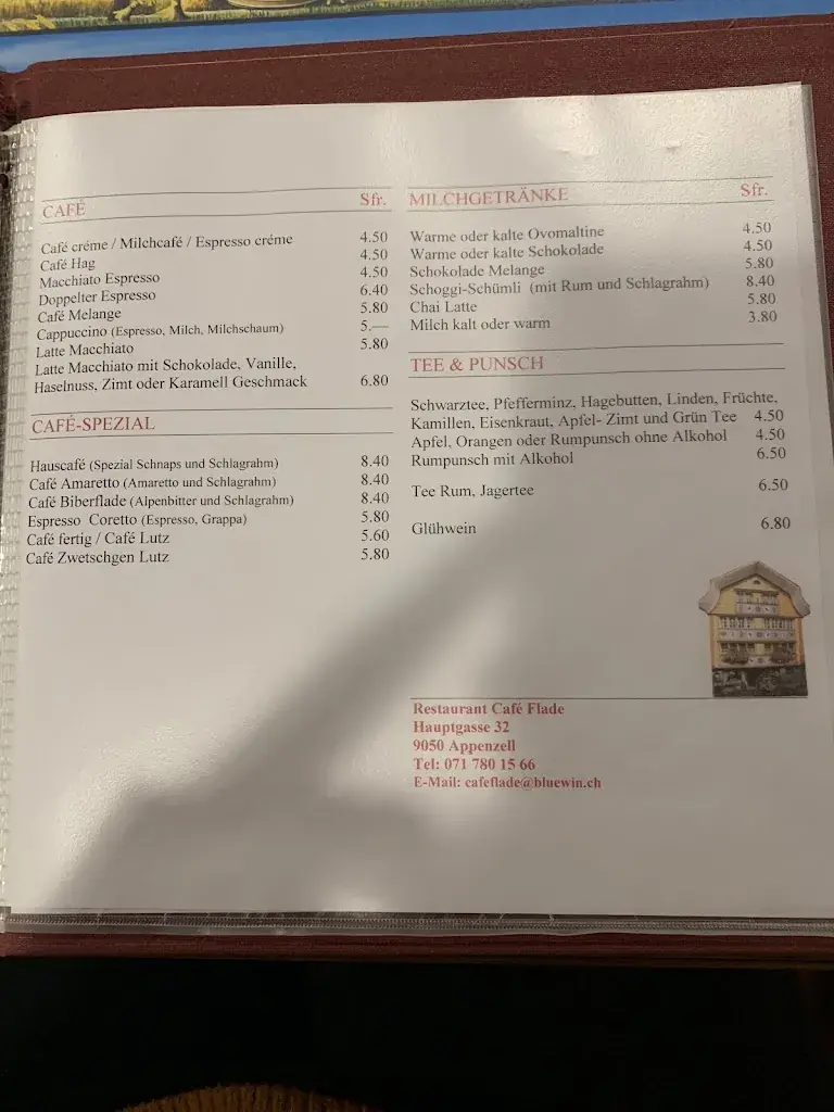 Menu_Restaurant Café Flade_Appenzell_image_3
