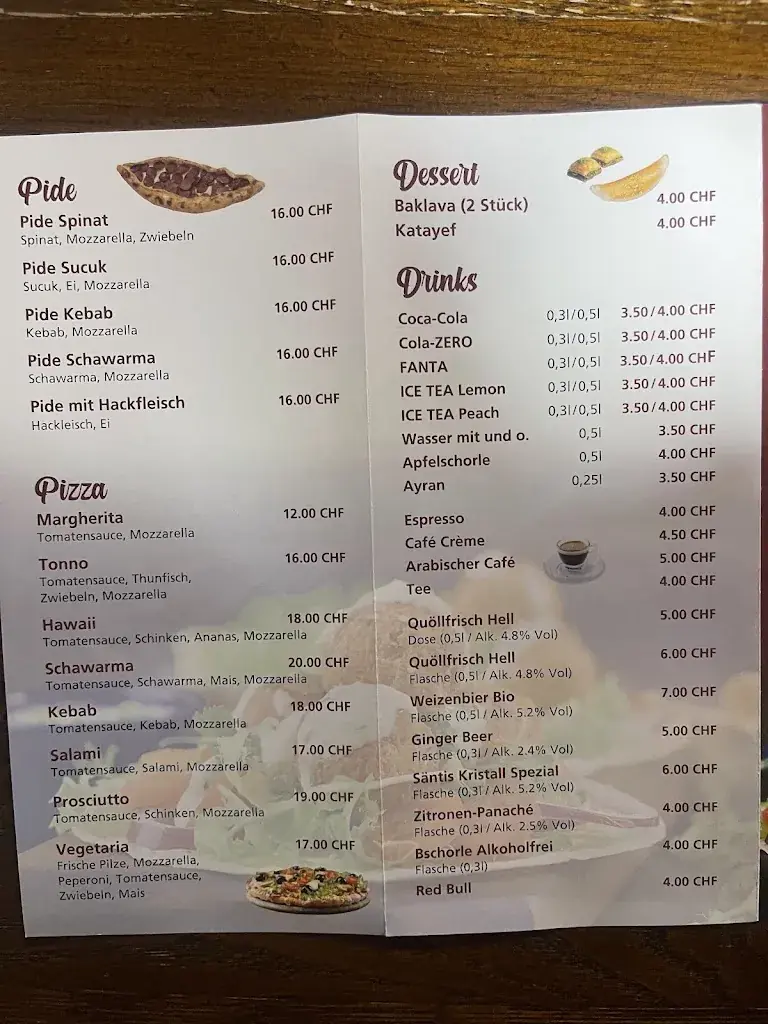 Menu_Restaurant AZADI im Appenzell_Appenzell_image_2