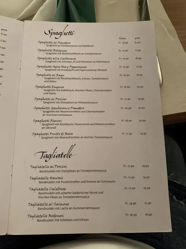 Pizzeria Ristorante Caprese GmbH restaurant à Bischofszell