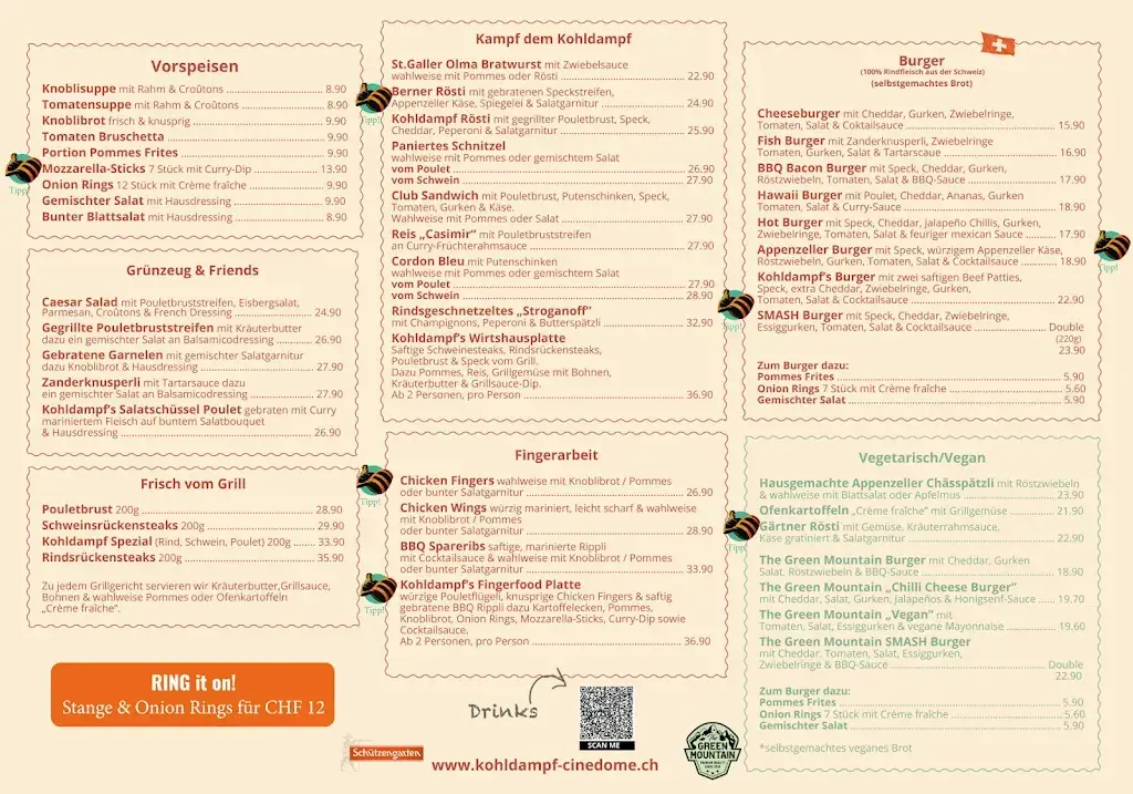 Kohldampf Restaurant & Bierbar im Cinedome Abtwil restaurant à Abtwil SG