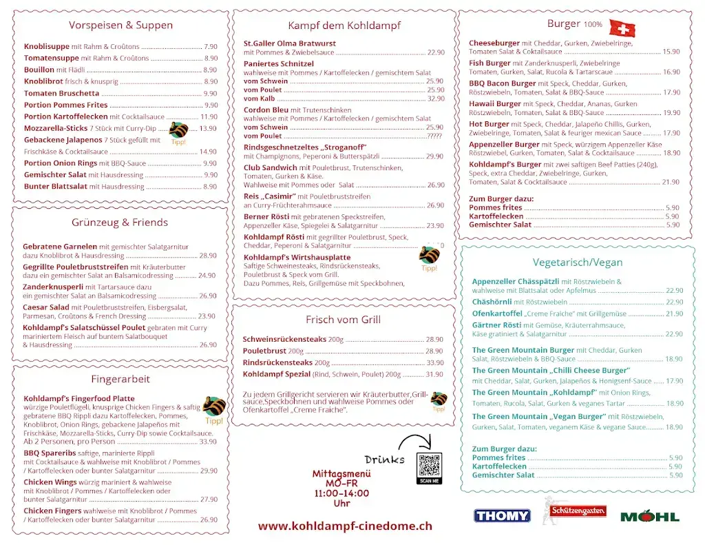 Menu_Kohldampf Restaurant & Bierbar im Cinedome Abtwil_Abtwil SG_image_3