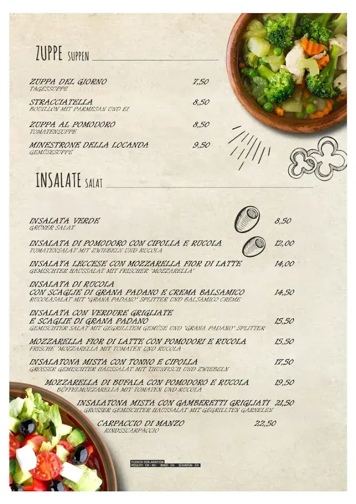 Restaurant-Pizzeria La Locanda - Hotel Bären Amriswil_Amriswil_menu_image_1