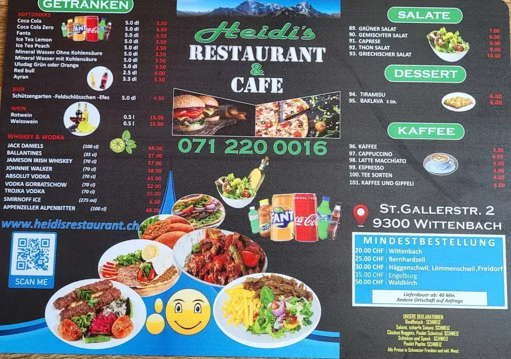 Menu_Heidis Restaurant & Cafe_Wittenbach_image_2