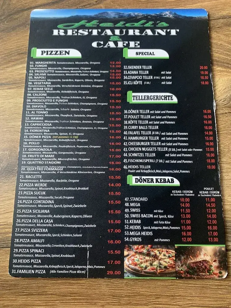 Menu_Heidis Restaurant & Cafe_Wittenbach_image_3