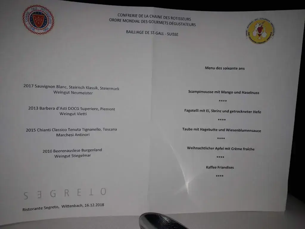 Menu_Segreto Ristorante_Wittenbach_image_3