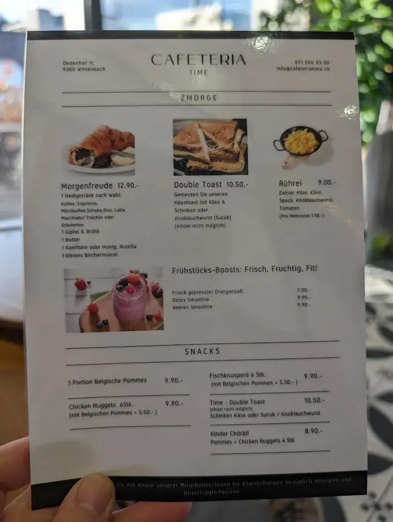 Menu_Cafeteria Time_Wittenbach_image_2