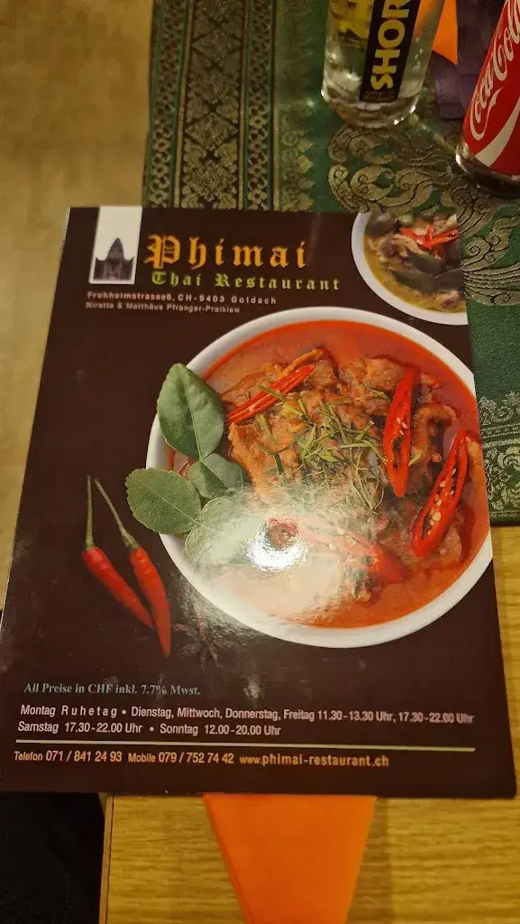 Menu_Phimai Thai Restaurant_Goldach_image_2