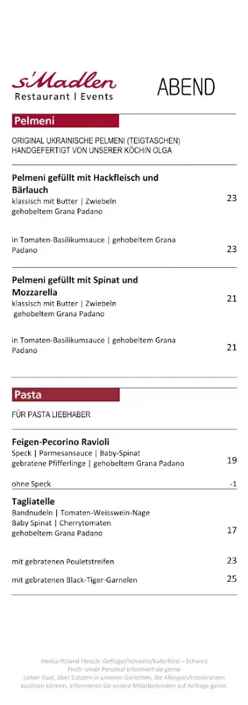 Menü_Restaurant sMadlen_Heerbrugg_Bild_2