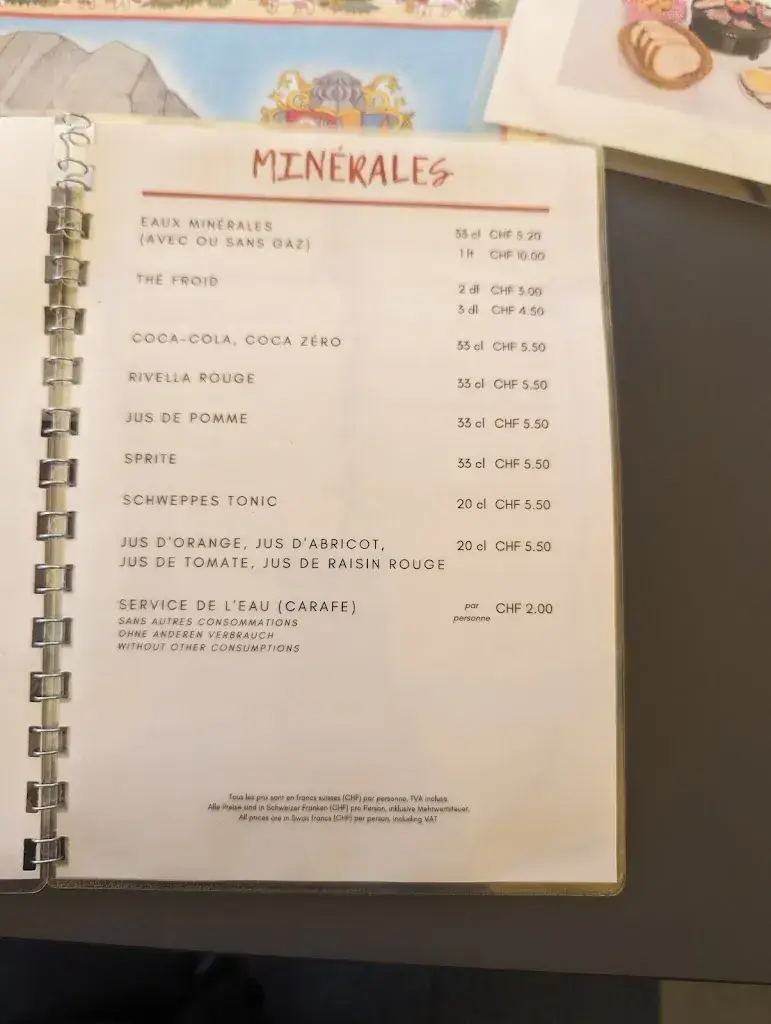 Menu_La terrasse du chalet_Gruyères_image_2