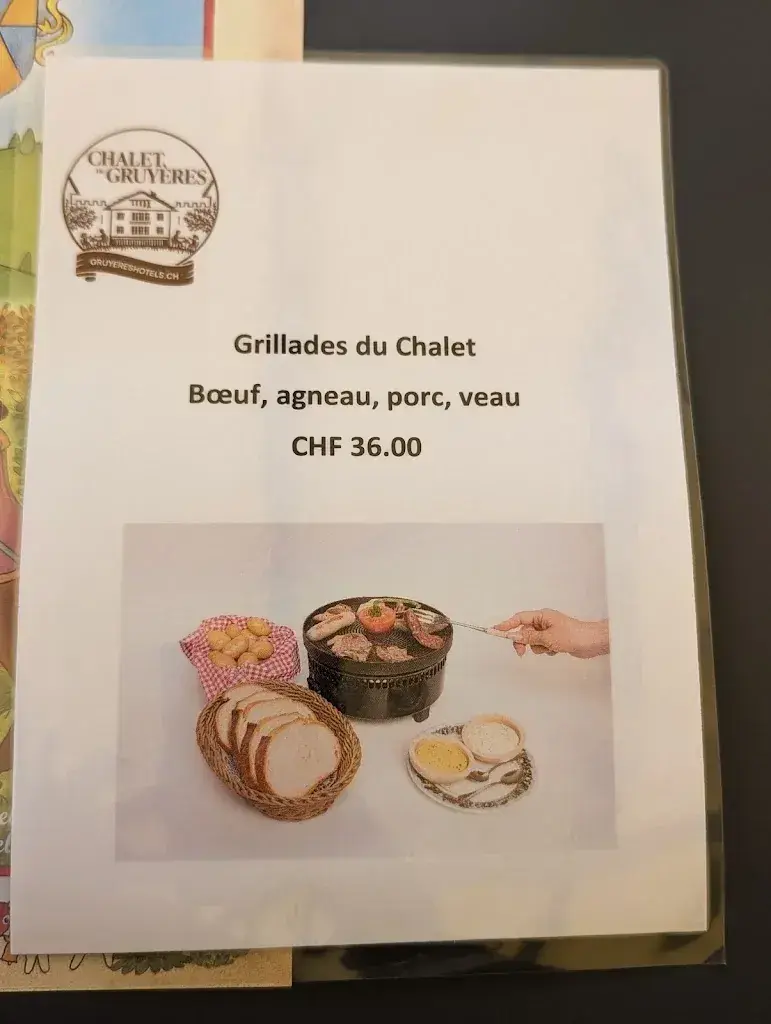 Menu_La terrasse du chalet_Gruyères_image_3