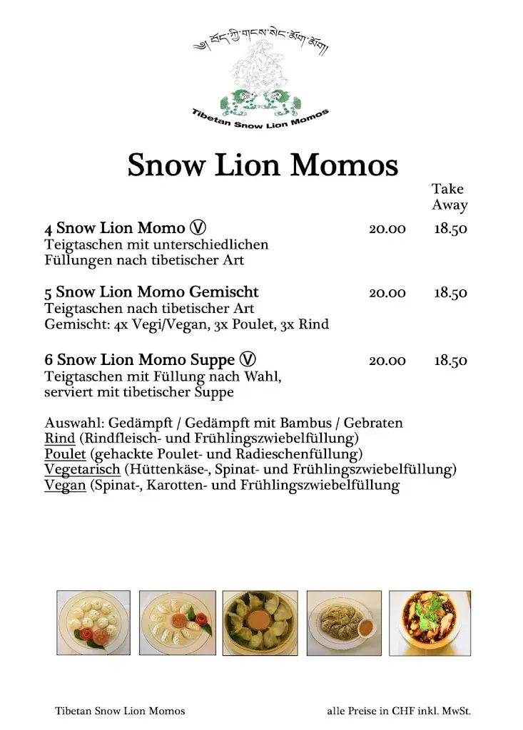 Menu_Tibetan Snow Lion Momos_Liebefeld_image_4
