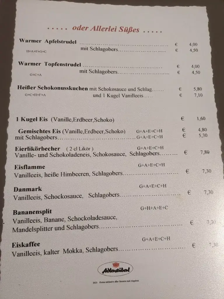 Restaurant ADLERSTÜBERL restaurant à Austria